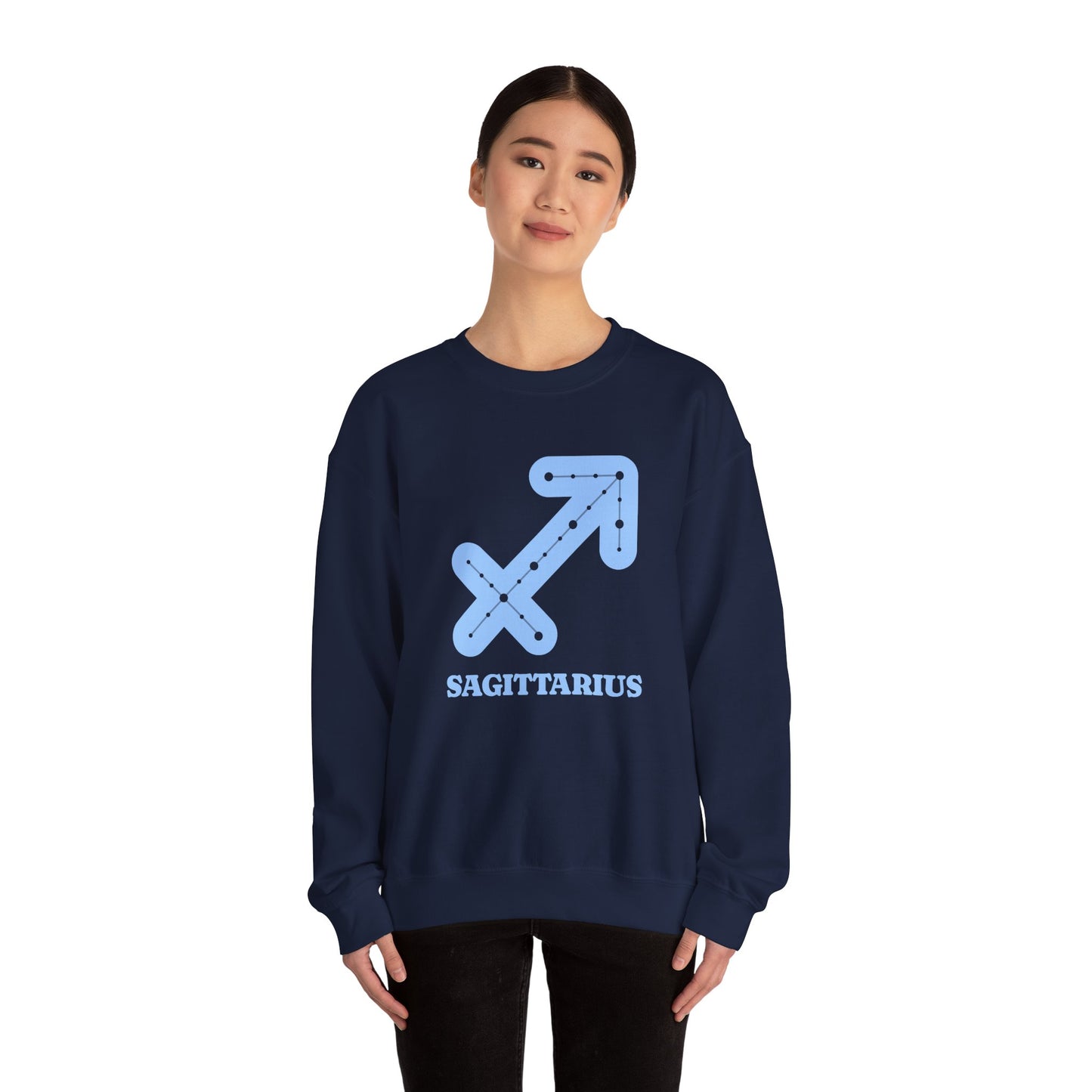 Sagittarius Zodiac Sweatshirt Retro Astrology Collection, Celestial Crewneck for Astrology Lovers, Unisex Cosmic
