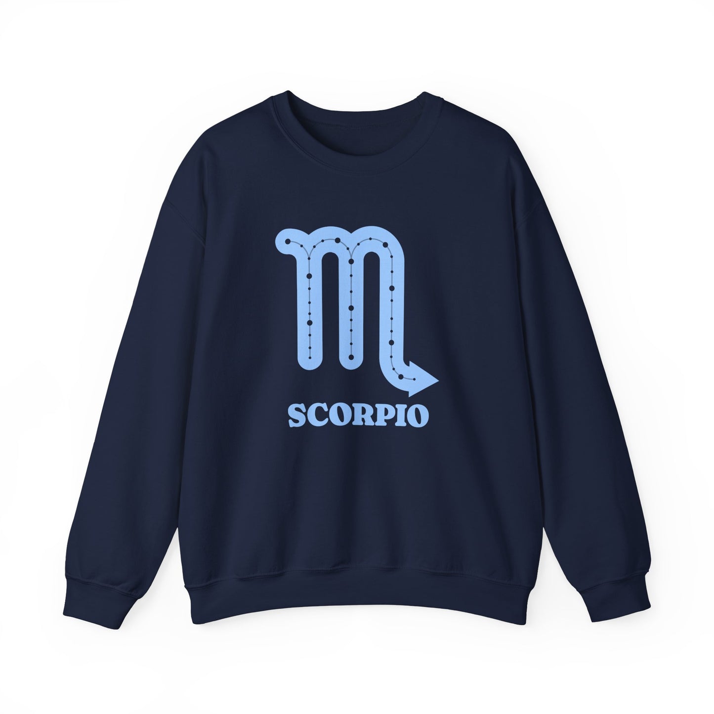 Scorpio Zodiac Sweatshirt  Retro Astrology Collection, Celestial Crewneck for Astrology Lovers,  Unisex Cosmic