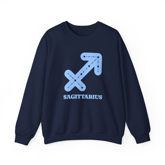 Sagittarius Zodiac Sweatshirt  Retro Astrology Collection, Celestial Crewneck for Astrology Lovers,  Unisex Cosmic
