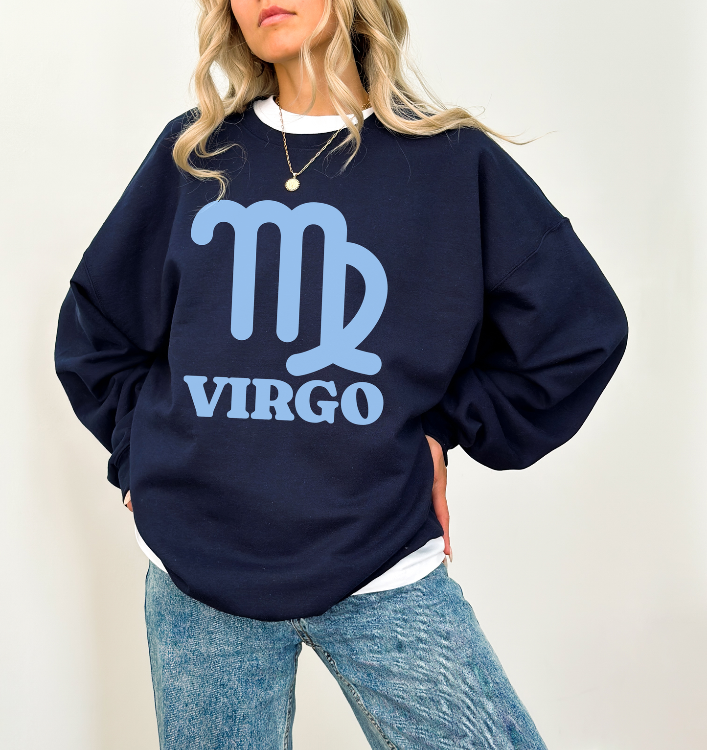 Aquarius Zodiac Sweatshirt  Retro Astrology Collection, Celestial Crewneck for Astrology Lovers,  Unisex Cosmic